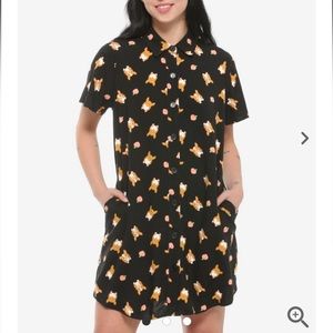 Button Up Corgi Dress